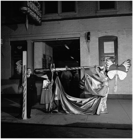 Philippe Halsman, ‘Dali backstage at CBS Morning Show, NYC’, 1956