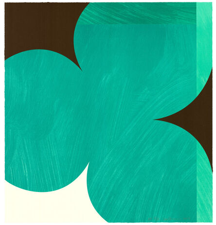 Sarah Crowner, ‘Untitled (Green Clovers)’, 2023