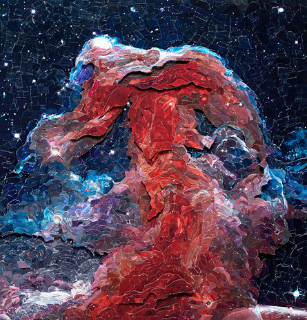 Vik Muniz, ‘Horse Head Nebula, Scraps’, 2024
