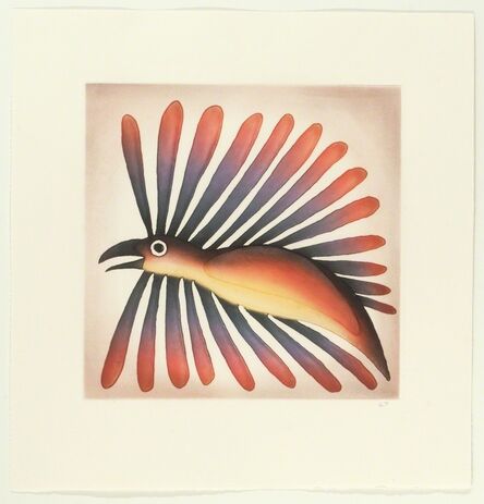 Kenojuak Ashevak, ‘Fine Feathers’, 2013