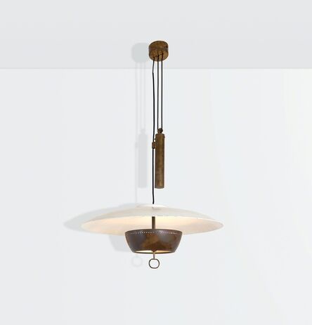 Gaetano Sciolari, ‘an adjustable ceiling lamp with a rocking arm’, ca. 1950