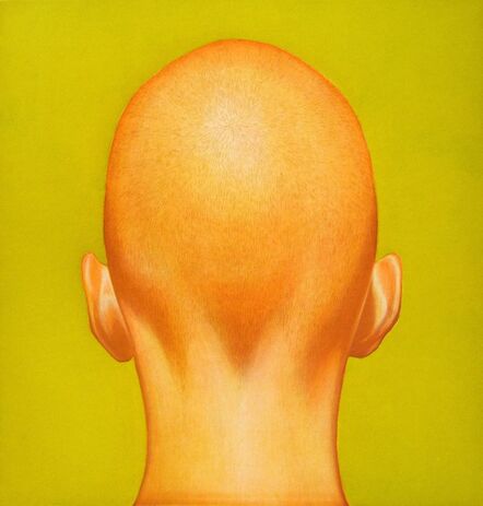 Salomón Huerta, ‘Untitled (Head with Chartreuse)’, 2001