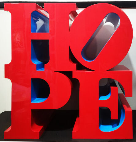 Robert Indiana, ‘HOPE (RED/BLUE) SCULPTURE’, 2009