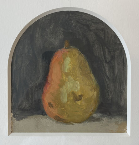 Robert Kulicke, ‘Pear on Table Against Black Background’, n.d.
