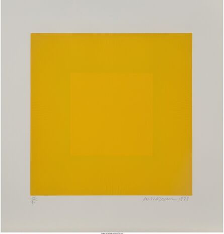Richard Anuszkiewicz, ‘Spring Suite (Yellow with Yellow)’, 1979