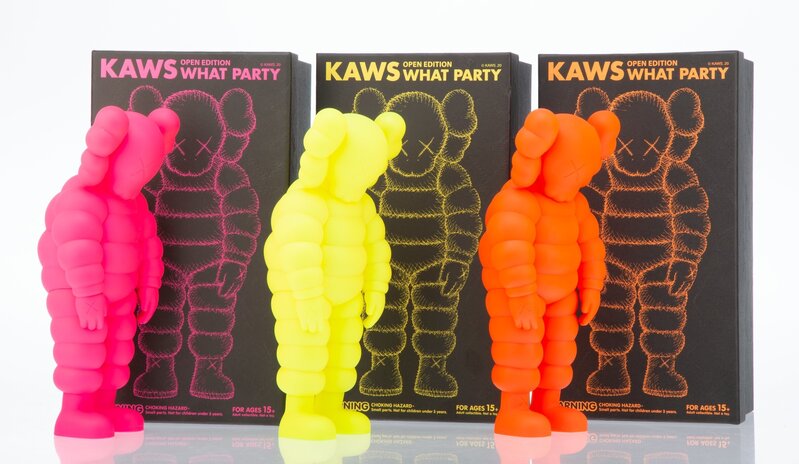 KAWS, ‘What Party (three works)’, 2020, Ephemera or Merchandise, Cast vinyl, Heritage Auctions
