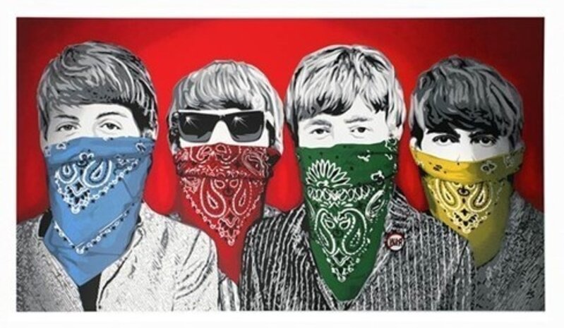 Mr. Brainwash, ‘Beatles Bandidos’, 2012, Print, Screen print in colours on archival paper, Tate Ward Auctions