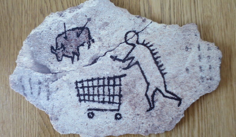 Banksy, ‘Peckham Rock’, 2005, Ephemera or Merchandise, Wooden postcard, AYNAC Gallery