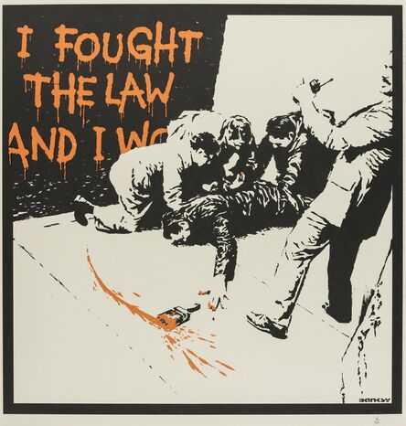 Banksy, ‘I Fought the Law’, 2005