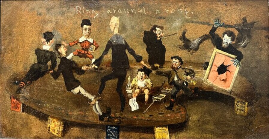 Ring Around the Rosy (Duveneck Boys Caricature)