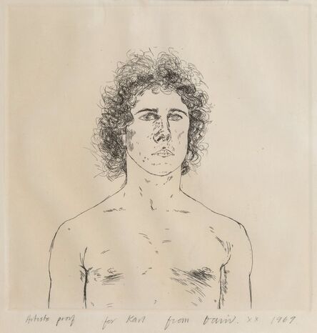 David Hockney, ‘Wayne Sleep’, 1969