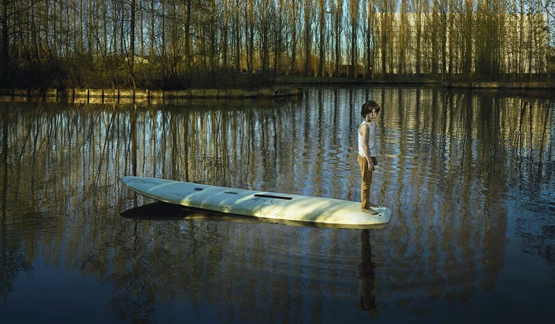 Ellen Kooi, ‘Nieuwe Meer - Surfplank (Surfboard)’, 2017, Photography, Fuji Crystal Archive, Diasec Antiscratch, Reynobond, Torch