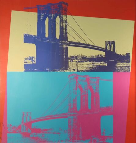 Andy Warhol, ‘Andy Warhol 'Brooklyn Bridge' Screenprint 1983’, 1983