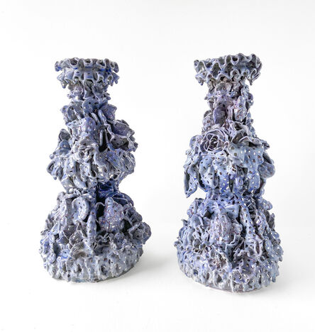 Anthony Sonnenberg, ‘Pair of Candle Stands (Twilight)’, 2021
