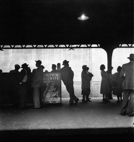 Elliott Erwitt, ‘New York City (Subway platform)’, 1948