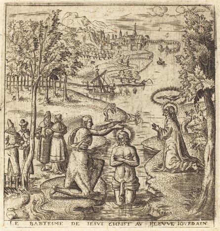 Léonard Gaultier, ‘The Baptism of Christ’, probably c. 1576/1580