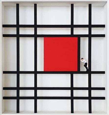 Volker Kühn, ‘Homage to Mondrian, Shifting’, 2023