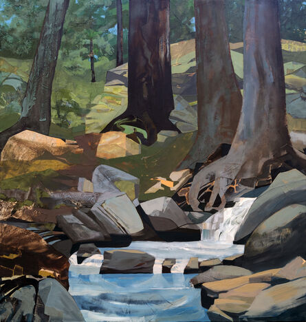 Mariella Bisson, ‘Brook Trail to the Stepping Stones’, 2021
