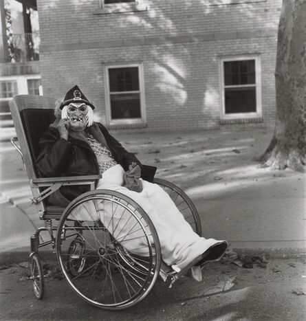 Diane Arbus, ‘Masked woman in a wheelchair, Pa.’, 1970