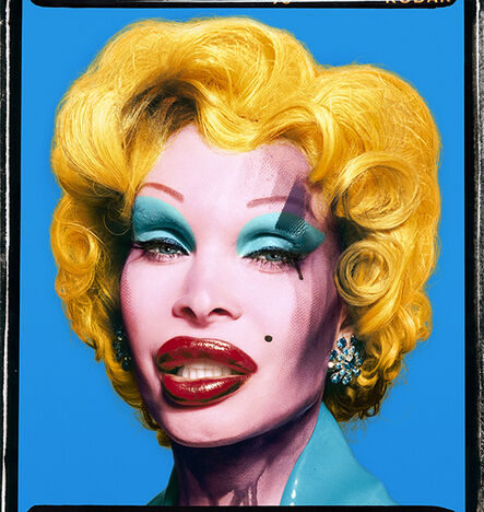 David LaChapelle, ‘Amanda as Andy Warhol’s Marilyn in Blue, 2007’, 2003