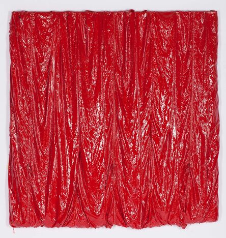 Clemens Wolf, ‘Parachute Painting (Red)’, 2017