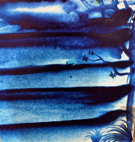 Omar Mahfoudi, ‘Blue Light Sea’, 2022