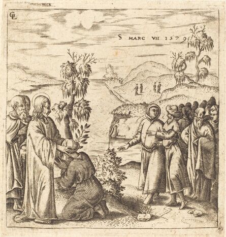 Léonard Gaultier, ‘Christ Healing a Deaf Man’, 1579