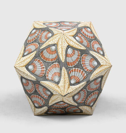 M. C. Escher, ‘Icosahedron Confectionery Tin.’, 1963