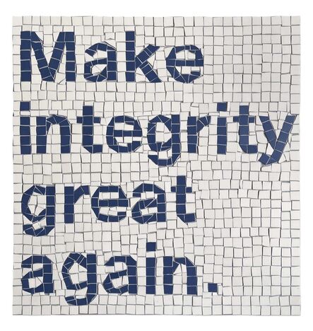 Josh Rowell, ‘Make integrity great again’, 2022