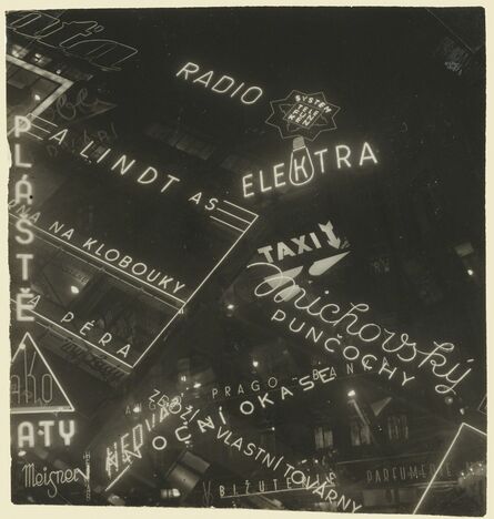 Jaromír Funke, ‘Neon Signs’, 1930-1939