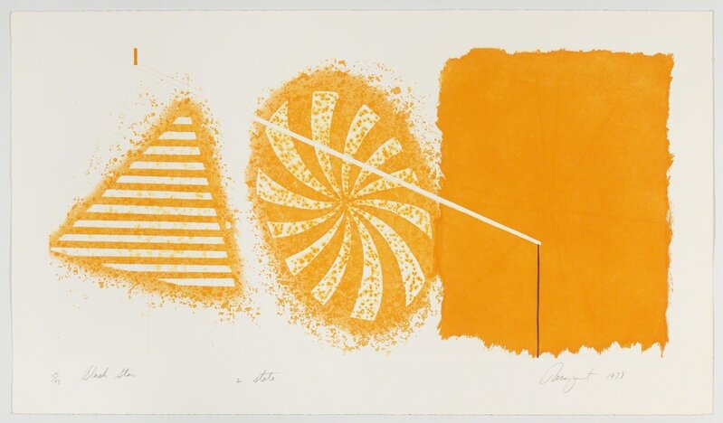 James Rosenquist, ‘Black Star 2nd State’, 1978, Print, Etching with aquatint printed in colours, Forum Auctions