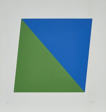 Ellsworth Kelly, ‘Blue/Green (Ek70-336)’, 1970