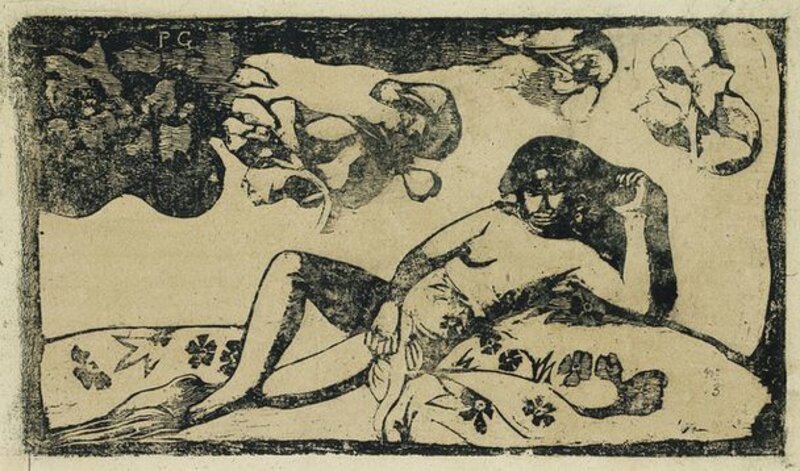 Paul Gauguin, ‘Te Arhi Vahine’, Print, Woodcut on Japanese paper, Grob Gallery