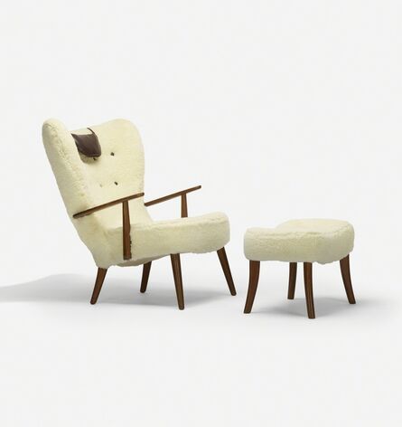Acton Schubel, ‘Pragh Lounge Chair And Ottoman’, c. 1950
