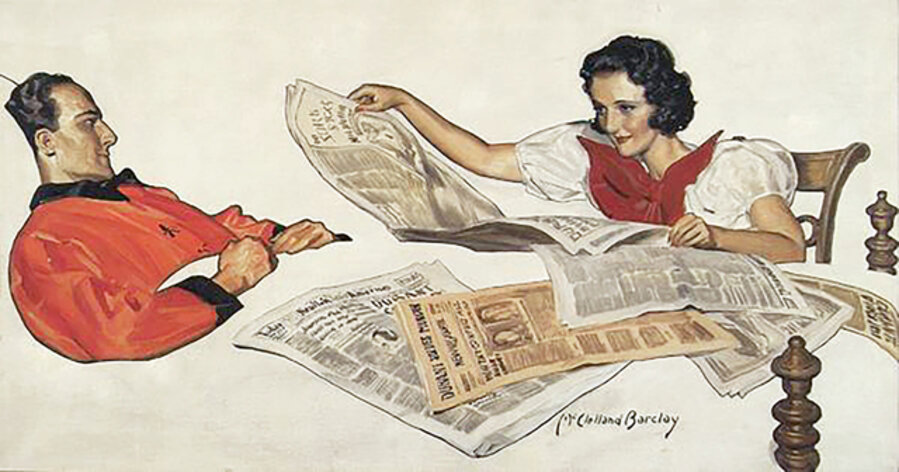 "Penthouse," Magazine Story Illustration