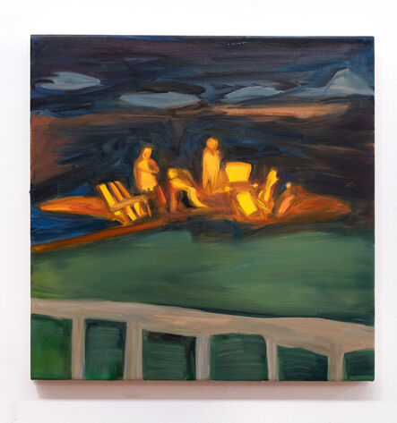 Maureen O'Leary, ‘Fire on the Beach’, 2023