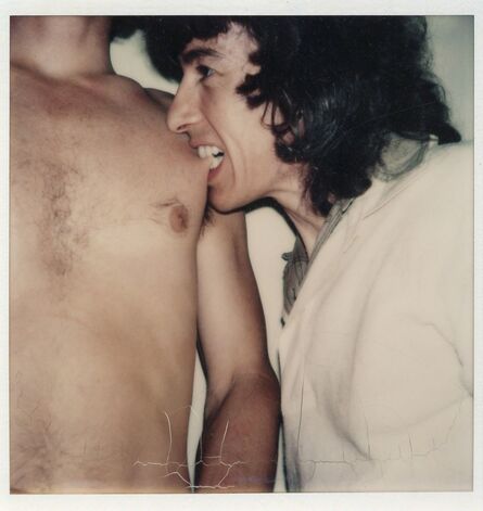 Andy Warhol, ‘Bill Wyman biting chest, published on the Rolling Stones Love You Live album sleeve’, 1977