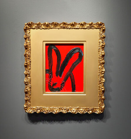 Hunt Slonem, ‘'Red Crossing' Unique Painting’, 2023