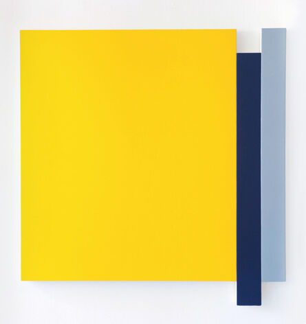 Scot Heywood, ‘Double Edge – yellow, blue, gray’, 2007-2008
