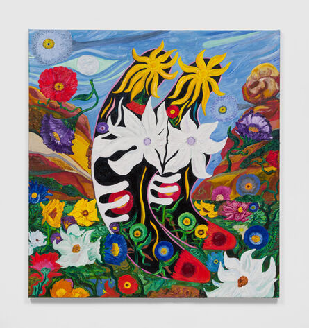 Daniel Gibson, ‘Butterfly Moon Head’, 2023
