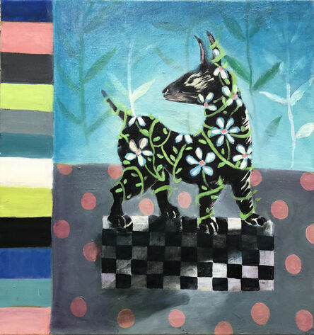 Stephanie Copoulos-Selle, ‘Flower Dog’, 2019