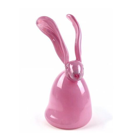 Hunt Slonem, ‘Rouge Pink Bunny’, 2020
