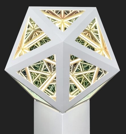 Anthony James, ‘24" Icosahedron (Solar White)’, 2020