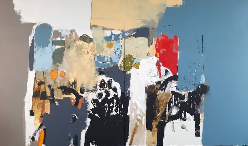 Jean-Francois Provost, ‘Correspondance 1’, 2020, Painting, Huile et technique mixte sur toile / Oil and Mixed Media on Canvas, Galerie de Bellefeuille