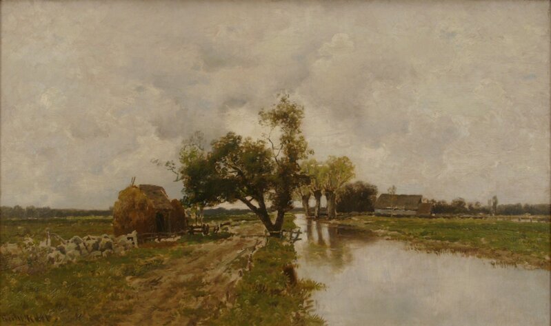 Frederick Kost, ‘Riverside’, ca. 1895, Painting, Oil on canvas, Private Collection, NY