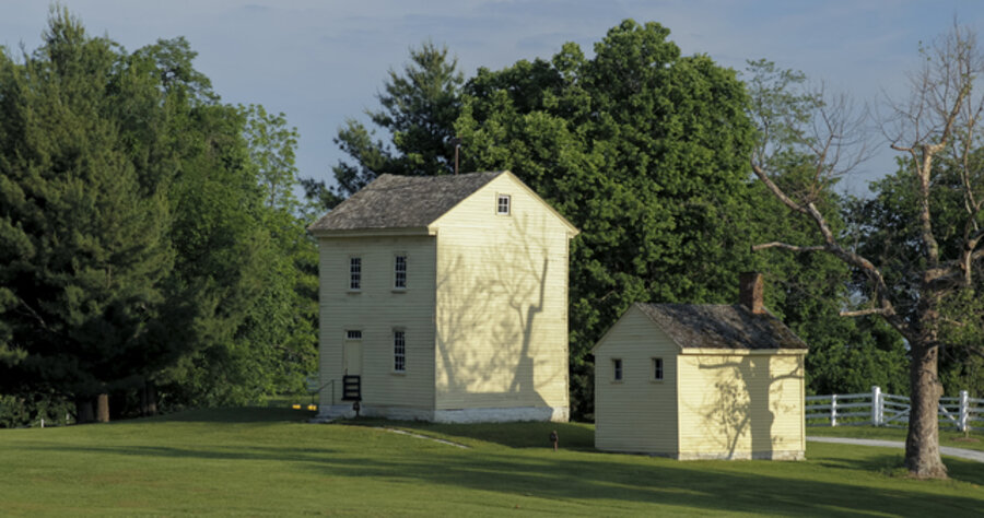 Two Houses, Two Shadows from the series When the Spirit Moved Them, They Moved
