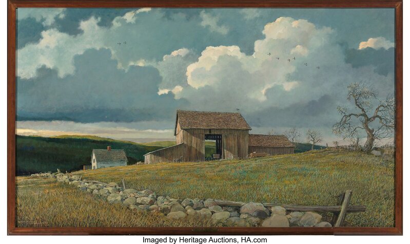Eric Sloane, ‘Connecticut Spring’, Painting, Oil on board, Heritage Auctions