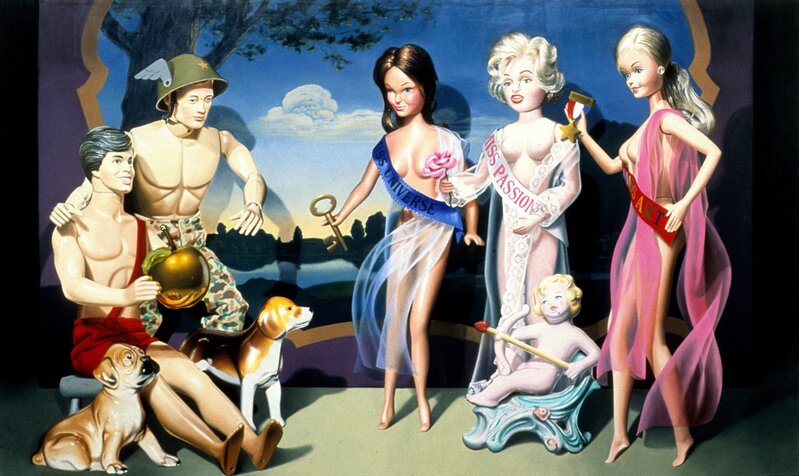 Charles Bell, ‘The Judgment of Paris’, 1986, Painting, Oil on canvas, Louis K. Meisel Gallery