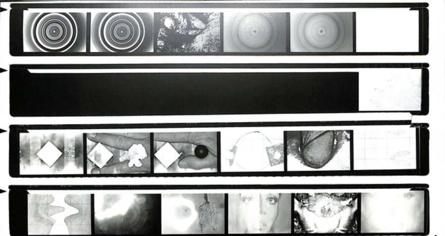Contact sheet of work in progress