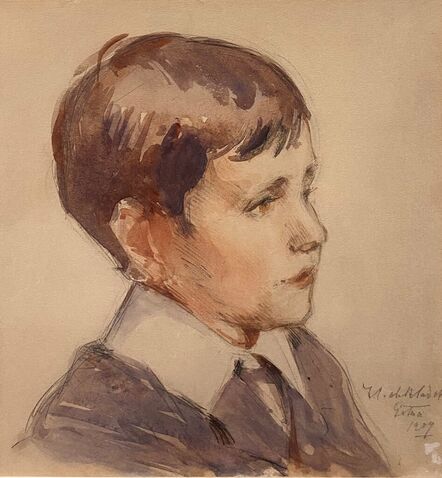 F C B Cadell, ‘Head of a Boy’, 1907